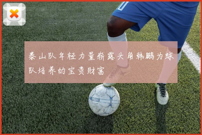 泰山队年轻力量崭露头角韩鹏为球队培养的宝贵财富